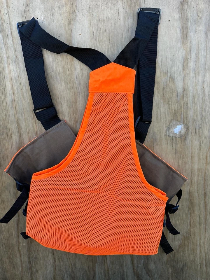 Upland Hunting strap vest Wax water proof canvas Fishing Camping Outdoor Utility - Image 3 of 4