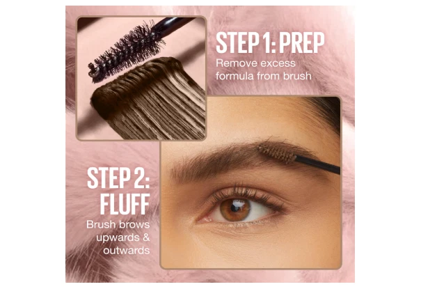 Maybelline Superfluff Volumizing Brow Mousse - Deep Brown - Image 4 of 4