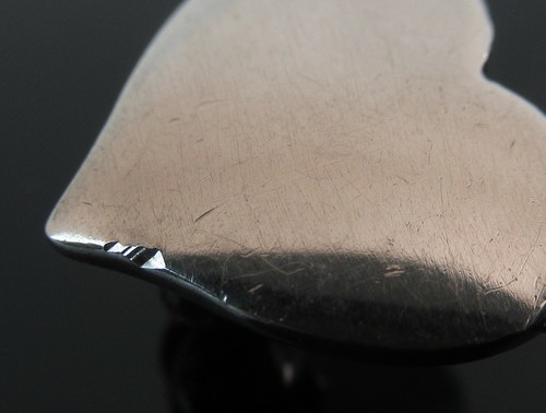 Authentic HaH Hans Hansen Denmark Sterling Silver 925 Heart Circle Pin Brooch - 第 11/12 張圖片