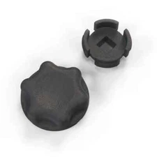 Porsche 928 Door Lock Knob Set Of 2 Black 92853758102 & 92853758103