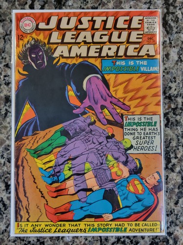 JUSTICE LEAGUE OF AMERICA #59, VF- (7.5), 1967, "Impossible Villain!", 8 pics*