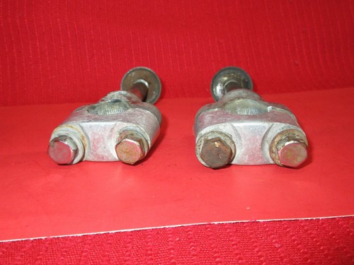 OEM 68-69 HONDA CL350 handle bar handlebar mount clamps - Picture 6 of 6