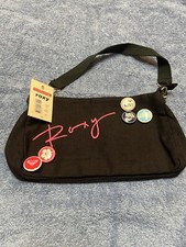 Roxy Button Shoulder Zipper Purse Includes A Roxy Ecobag