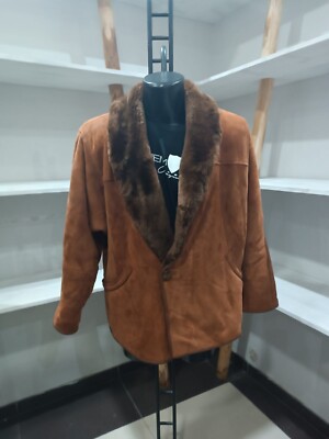 Shearling Schafleder Gebraucht Pre-owned Man Brown Gr. 46 XXR57L