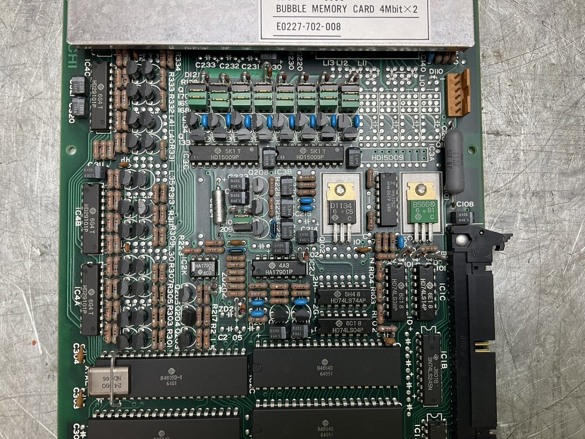 Okuma Opus 5000 Bubble Memory Card 4M bit x 2 E0227-702-008 Okuma Opus 5000 Bubble Memory Card 4M bit x 2 E0227-702-008