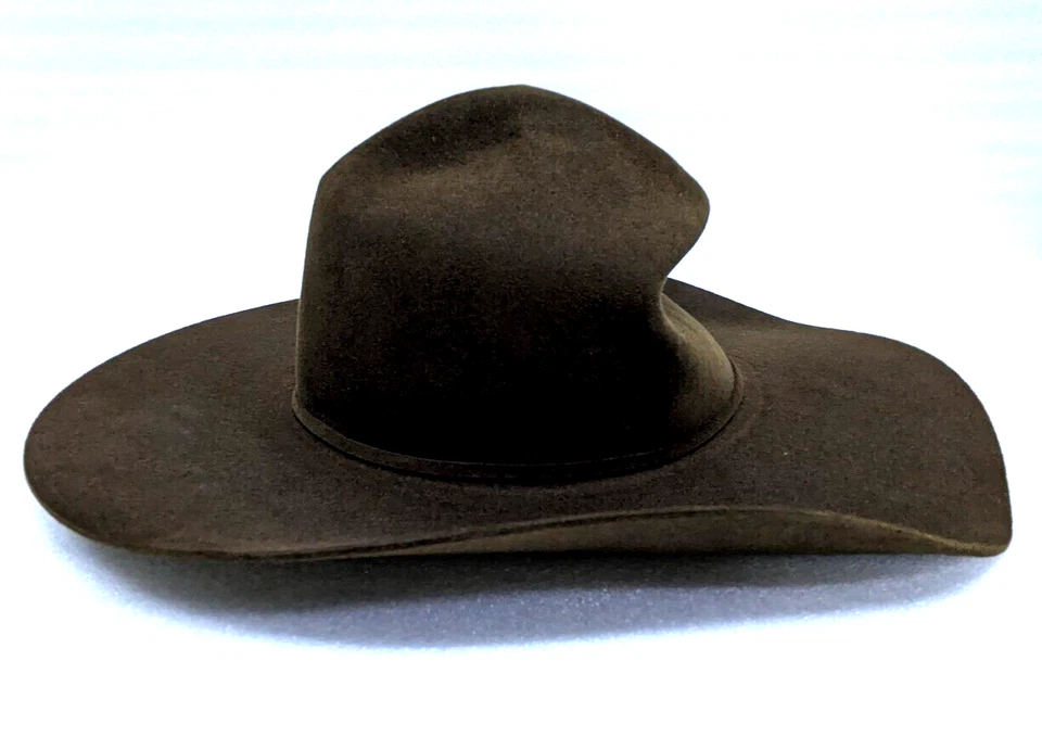 Sombrero de vaquero Bailey para hombre Medidor banda delgada hebillas de metal caja de sombreros W1510A TALLA 7 5/8 Foto 4 de 4