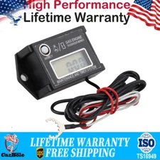 Waterproof Digital Tiny Tachometer Tach Hour Meter Spark Timer Resettable Briggs