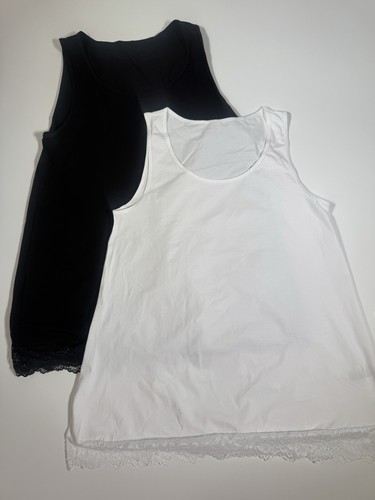 TAIPOVE Lace Camisole Tops for Women for Under Clothes Cotton Long Tank Sz Large - Picture 6 of 10