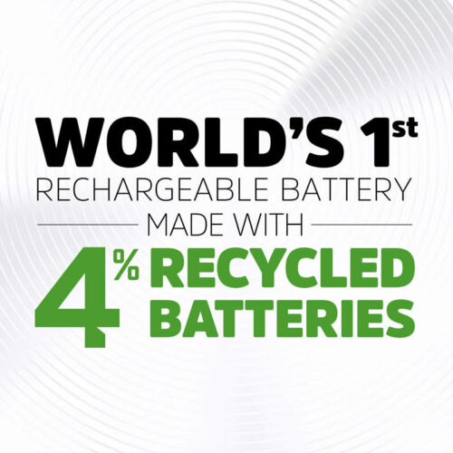 4 x Energizer Rechargeable AA batteries Universal 1300 mAh Accu NiMh Pack of 4 - Picture 8 of 10
