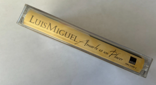 LUIS MIGUEL AMARTE ES UN PLACER CASSETTE TAPE NEW AND SEALED 1999 LAST UNIT LEFT - Picture 2 of 3