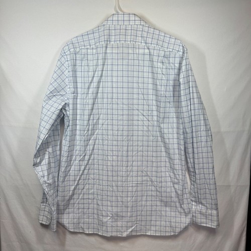 J.Crew Ludlow Classic Fit Dress Shirt Blue Plaid Stretch Sz 16 1/2-36 - Picture 9 of 9