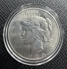 1925 P Liberty Peace Silver Dollar - AU- Almost Uncirculated - 90%