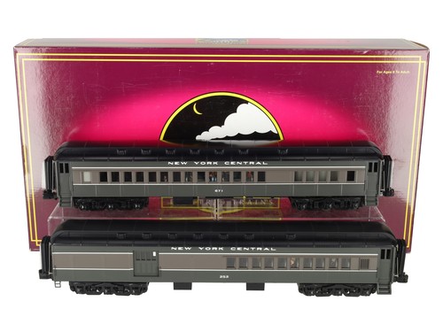 MTH 20-4195 O New York Central 70’ Madison Comb/DIN Personenwagen Set (2er Set) | Zustand: Used