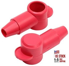 Fastronix 5/16" - 1/4" Stud Terminal Cover 2 Pack Red