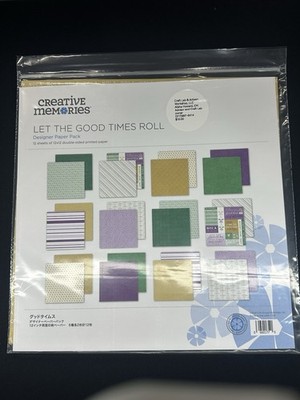 Creative Memories Let The Good Times Roll Paper Pack Scrapbook Paper Multicolor