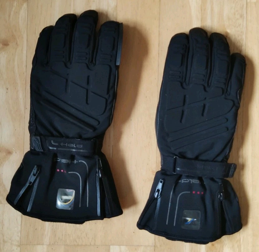 Motorradhandschuhe Held Gr. 8 M Schwarz Gore-Tex Wind Stopper TOP Zustand Leder - Bild 1 von 4