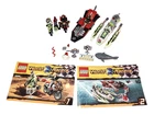 2010 Lego World Racers Jagged Jaws Reef & Snake Canyon Set 8896 & 8897 100%