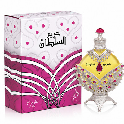 Hareem Al Sultan Silver Pink Diamond by Khadlaj Concentrated Perfume Oil 35ml  