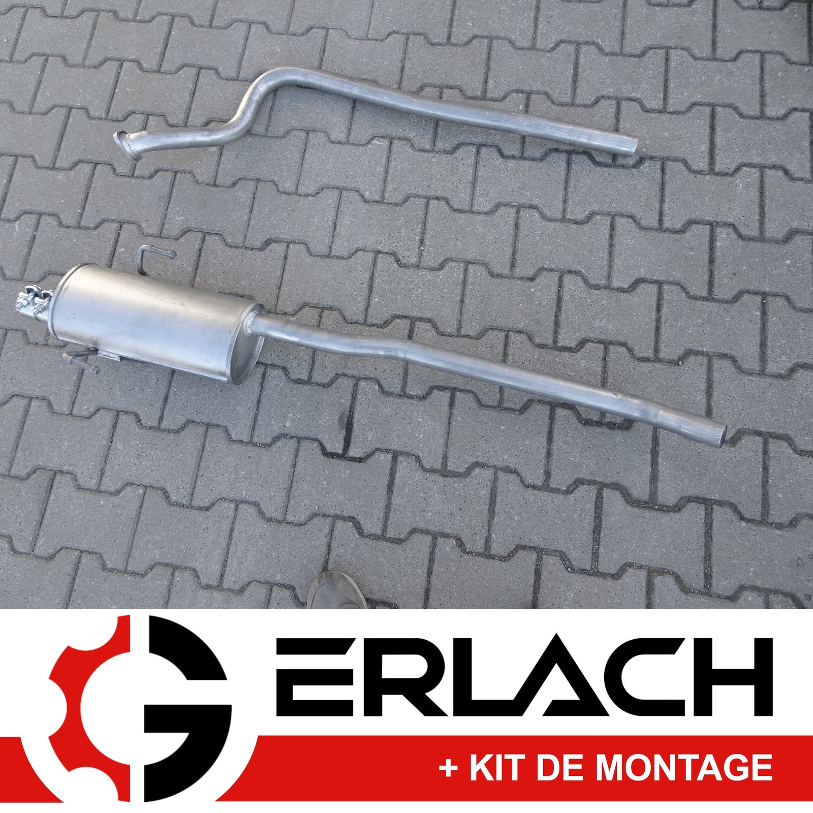 Silencieux intermédiaire 1407 réduit le bruit du moteur Expert Jumpy Scudo 1.9 D