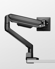 monTEK Deluxe Monitor Arm for 17 to 40 Inch Curved Screens with Cable Managem...
