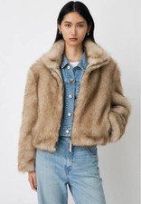 MOUSSY F/FUR Stand Collar Jacket - Free Size, Excellent Condition