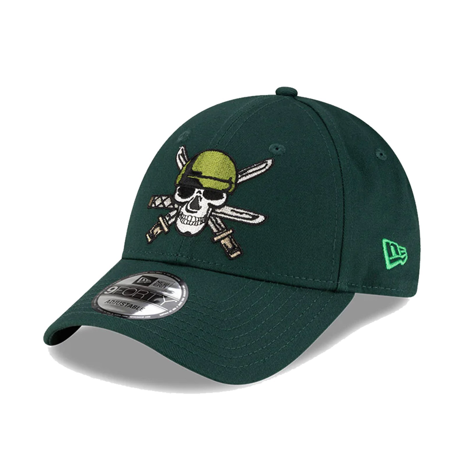 Gorra New Era Para Hombre One Piece Manga Series Sombrero de Paja Piratas Zoro 9FORTY Sombrero