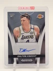 DALTON KNECHT 2024-25 PRIZM BLACK FLASHBACK ROOKIE AUTO #FB-KNE LAKERS Q4247