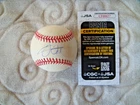 Frank Thomas signed baseball official OAL Budig ball autograph JSA certified