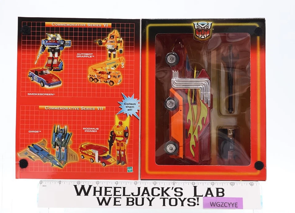 Rodimus Prime Transformers Commemorative Series Reissue 2003 Hasbro NEW SEALED - Image 2 of 4