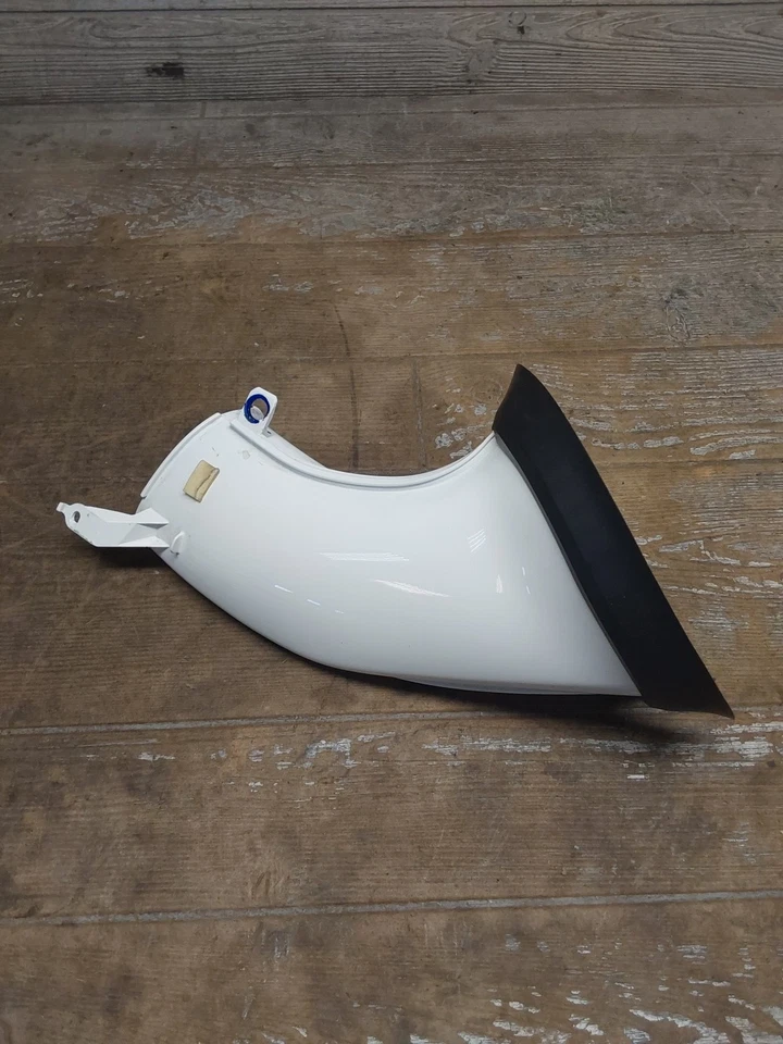 07-08 Yamaha R1 YZF-R1 2007 RAM IZQUIERDO TUBO DE ADMISIÓN DE AIRE CONDUCTO (BLANCO) (OEM) Foto 3 de 4