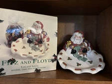 Fitz and Floyd Christmas Toyland Potpourri Dish Retired 864/6-MC New In Box
