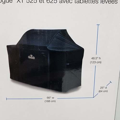 Napoleon Rogue XT 525 & Rogue 625 Series 66" W x 48" H Black Gas Grill Cover - Picture 3 of 6