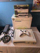 Microsoft Xbox 360 60GB HDMI Console Controller PSU + 7 Games Tested Working