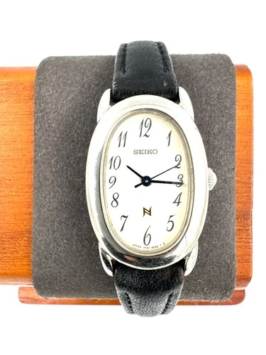 vintage seiko noie 20mm Women Quartz Watch 1F21-5870 working New Battery f340