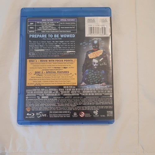 The Dark Knight Blue ray, Heath Ledger - Picture 2 of 4