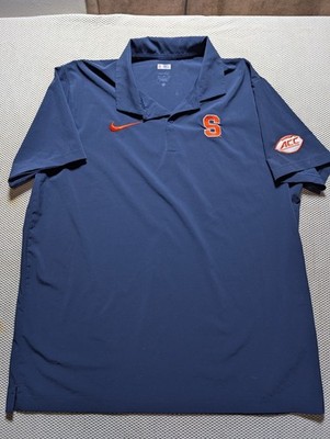 Syracuse ACC Football Nike Dri Fit  Performance Coach Dad Polo Pullover Size XL