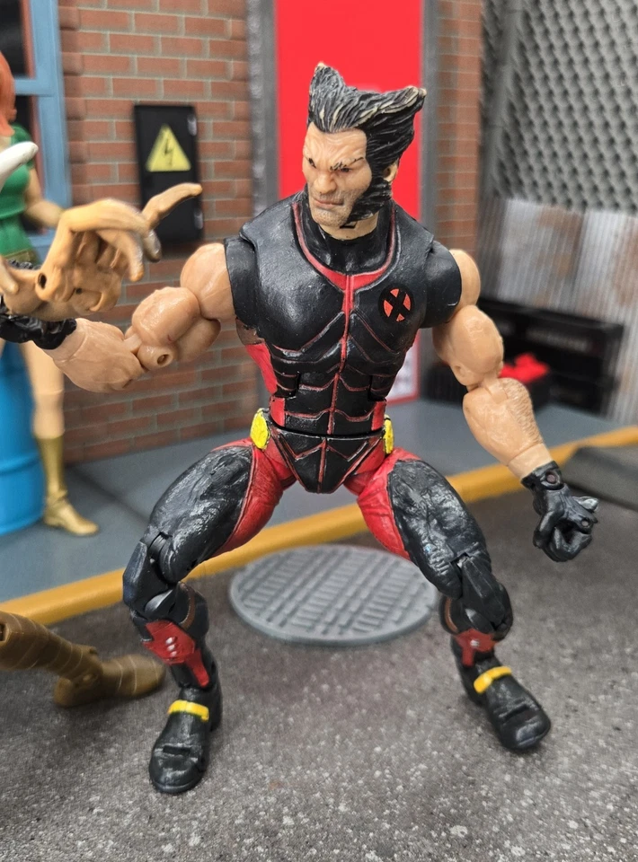 Marvel Legends винтажный X-Men Росомаха леди Deathstrike кабель Marvel девочка 4 упаковки - Изображение 3 из 4