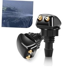 2 PCS Front Windshield Washer Nozzles, Windshield Wiper Spray Nozzle Jet Kit,