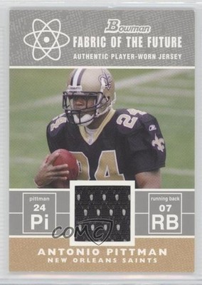 2007 Bowman Fabric of the Future Antonio Pittman #API 1f4