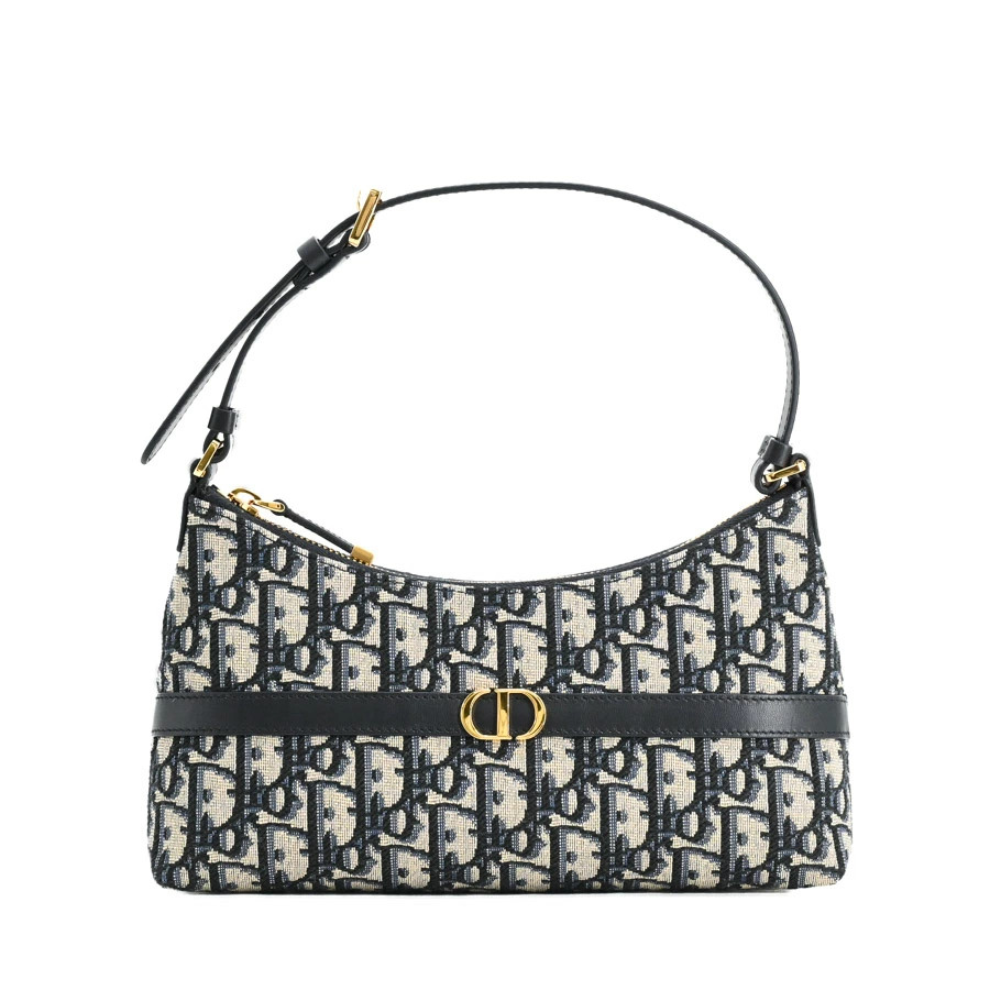 AUTH CHRISTIAN DIOR 30 MONTAIGNE HOBO MINI SHOULDER BAG AUTH CHRISTIAN DIOR 30 MONTAIGNE HOBO MINI SHOULDER BAG