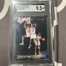 1992-1993 SHAQUILLE O'NEAL SHAQ UPPER DECK TRADE ROOKIE RC SGC 9.5 GET QUICK