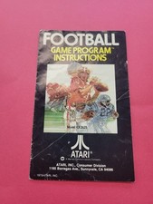 Football Atari 2600 MANUAL ONLY Authentic Original