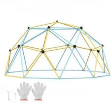 VEVOR Climbing Dome,Jungle Gym Supports 750LBS and Easy Assembly,10FT Geometric