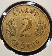 Island - Iceland 2 Kronur 1966 In Vorz&uuml;glich #18/214