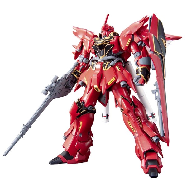 Gundam High Grade Hguc Model Kit 1/144 Sinanju 13 Cm Bandai-image