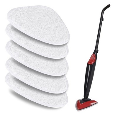 LiuHansqd 5 Stück für Vileda Dampfmop Ersatzpads, 33x23,6x1, weiß
