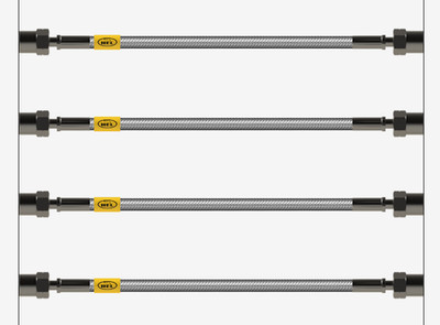 FRONT HEL Performance Braided Brake Lines Hoses For Volvo 245 2.3 GLT