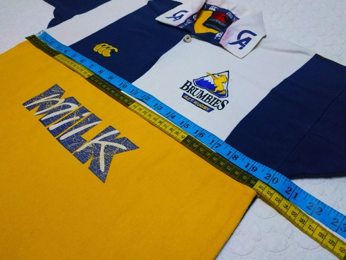 ACT Brumbies Super 12 Canterbury of New Zealand Vintage Rugby Jersey Shirt Small - Picture 5 of 10