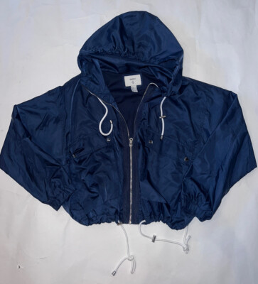 Forever 21 Jacket Light Blue Small Cropped