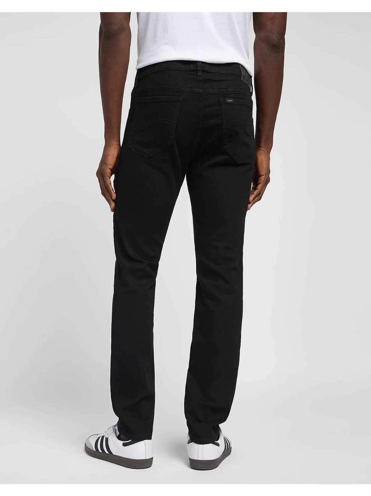 LEE Rider Slim Straight Jeans W31 L30 Black Stretch Cotton RRP £85 image 5